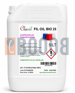 CLARIL FILOIL BIO 25 FLACONE DA 5/LT