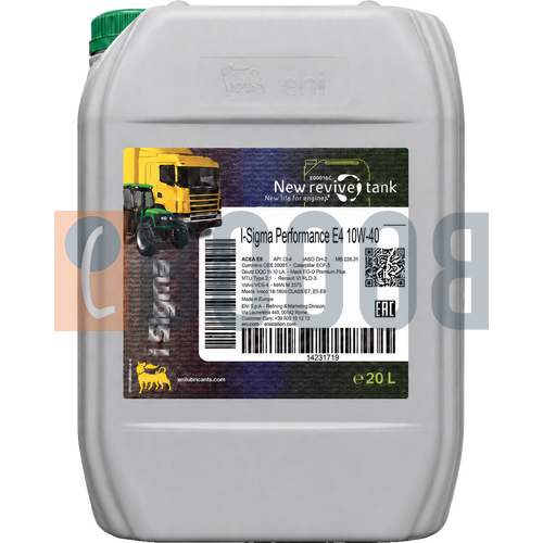 ENI I-SIGMA PERFORMANCE E4 10W40 TANICA DA 20/LT