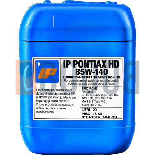IP PONTIAX HD 85W140 TANICA DA 20/LT