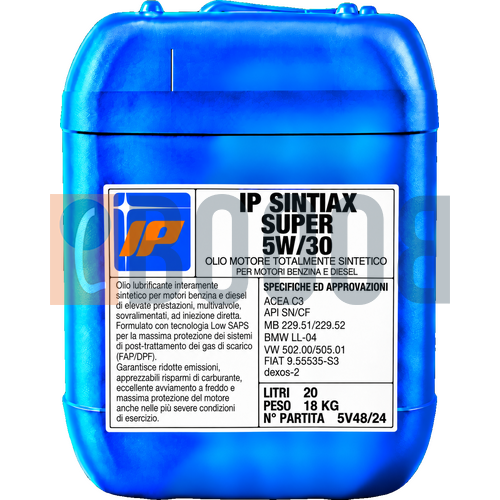IP SINTIAX SUPER 5W30 TANICA DA 20/LT