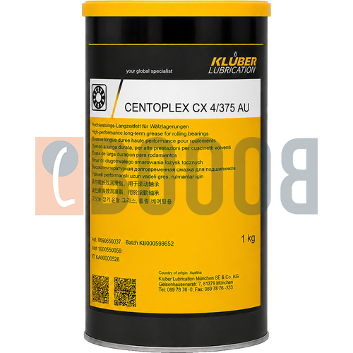 KLUBER CENTOPLEX CX 4/375 AU FLACONE DA 1/KG
