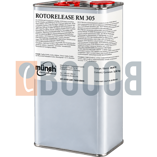 MUNCH RELEASE AGENT ROTORELEASE RM 305 FLACONE DA 3,80/KG