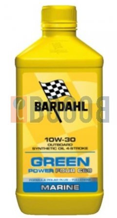 BARDAHL MARINE GREEN POWER FOUR C60 10W30 FLACONE DA 1/LT BARDAHL MARINE GREEN POWER FOUR C60 10W30 FLACONE DA 1/LT