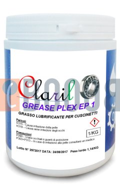 CLARIL GREASE PLEX EP 1 FLACONE DA 1/KG CLARIL GREASE PLEX EP 1 FLACONE DA 1/KG