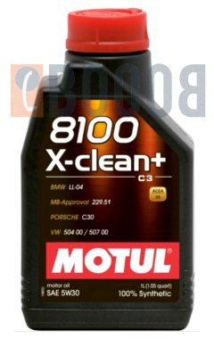 MOTUL 8100 X-CLEAN+ 5W30 FLACONE DA 1/LT