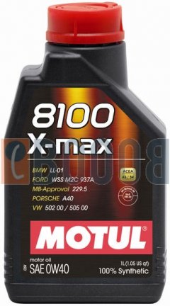 MOTUL 8100 X-MAX 0W40 FLACONE DA 1/LT