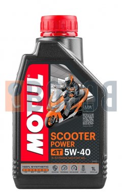 MOTUL SCOOTER POWER 4T 5W40 MA FLACONE DA 1/LT