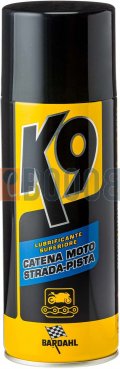 BARDAHL K9 CATENA MOTO STRADA-PISTA SPRAY BOMBOLETTA DA 400/ML