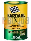 BARDAHL TECHNOS XFS R17 FE 0W20 LATTINA DA 1/LT