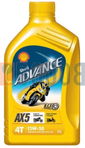 SHELL ADVANCE 4T AX5 15W50 FLACONE DA 1/LT
