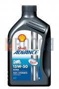 SHELL ADVANCE 4T ULTRA 15W50 FLACONE DA 1/LT