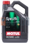 MOTUL SPECIFIC CNG/LPG 5W40 FLACONE DA 5/LT