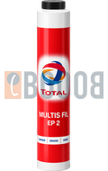 TOTAL MULTIS FIL EP 2 CARTUCCIA DA 400/GR LUBE SHUTTLE