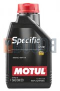 MOTUL SPECIFIC 17 FE 0W20 FLACONE DA 1/LT